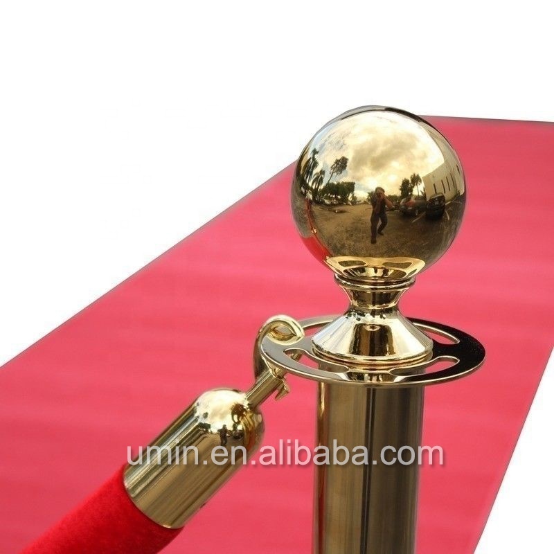 Vip Quee Stand Vip Interior Red Velvet Rope and Gold Queue Line Barrier Stand ...
