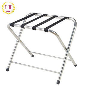 Hotel Room Stainless Steel Folding Baggage Luggage Rack