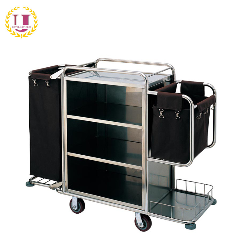 Hotel Room Housekeeping Cleaning Trolley