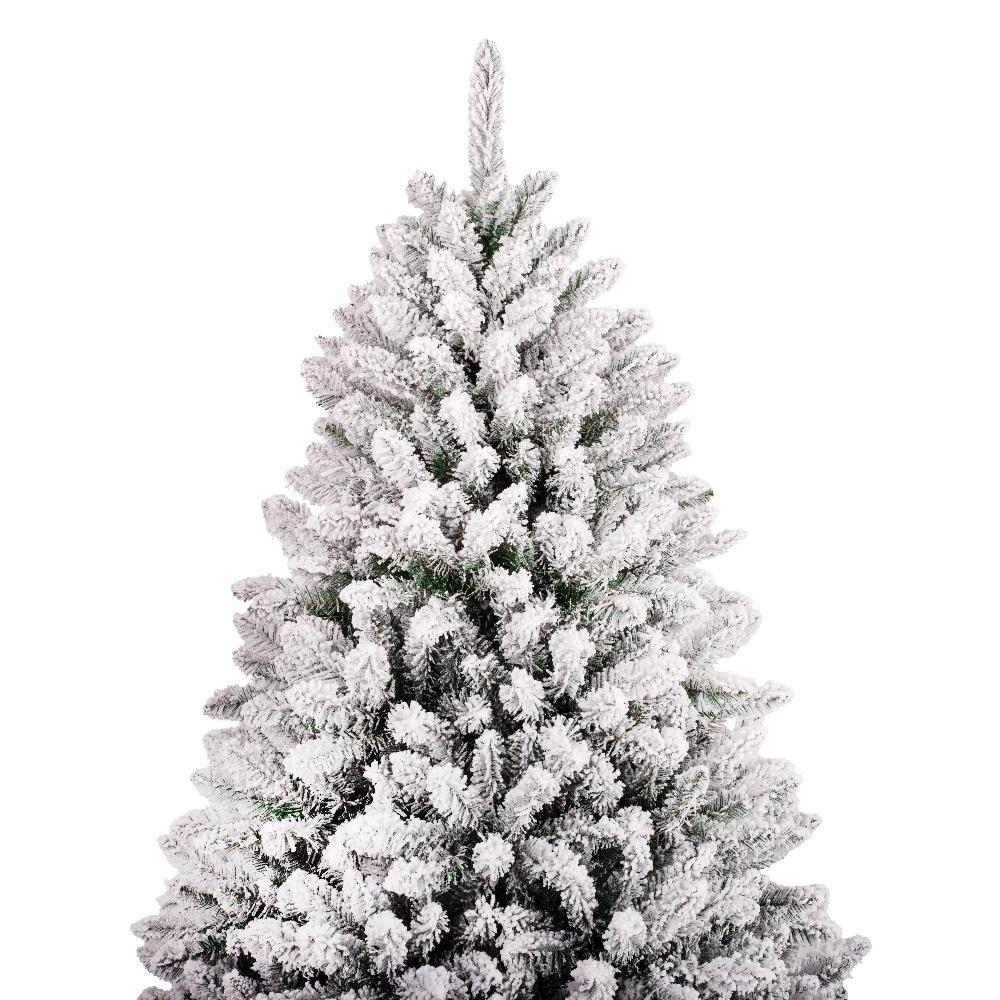 new arrival 2024,white snow Artificial Christmas tree,pine needle,home indoor,outdoor,hotel entrance,100%PVC,eco-friendly