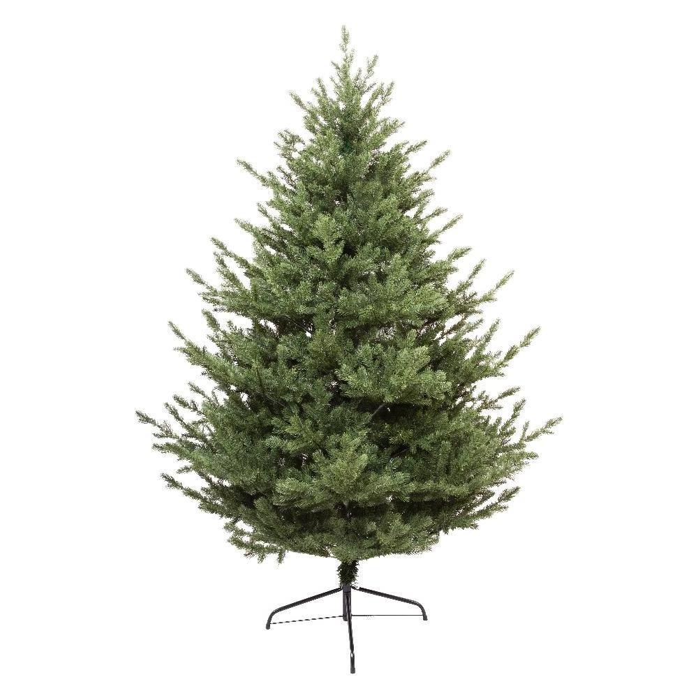 new arrival 2024,green Artificial Christmas tree,pine needle,home indoor,outdoor,hotel entrance,100%PE,eco-friendly,fireproof