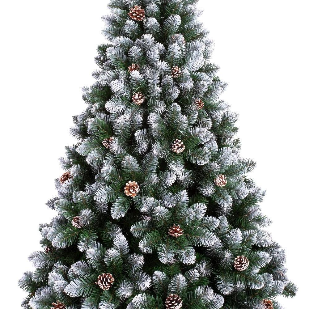 new arrival 2024,green Artificial Christmas tree,pine needle,pine nuts,home indoor,outdoor,hotel entrance,100%PVC,eco-friendly