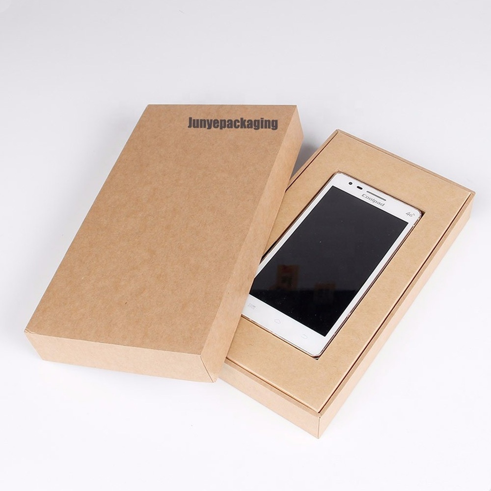 phone case box packaging custom print kraft paper packaging box for phone case