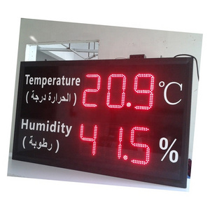 Digital Large Temperature Led Display Sign Led Temperature And Humidity Led Display