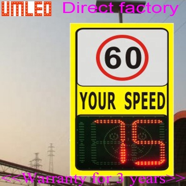 Doppler Car Swing Meter Powered Traffic Feedback Signs Display Led Solar Radar Limit Your Speed Sign