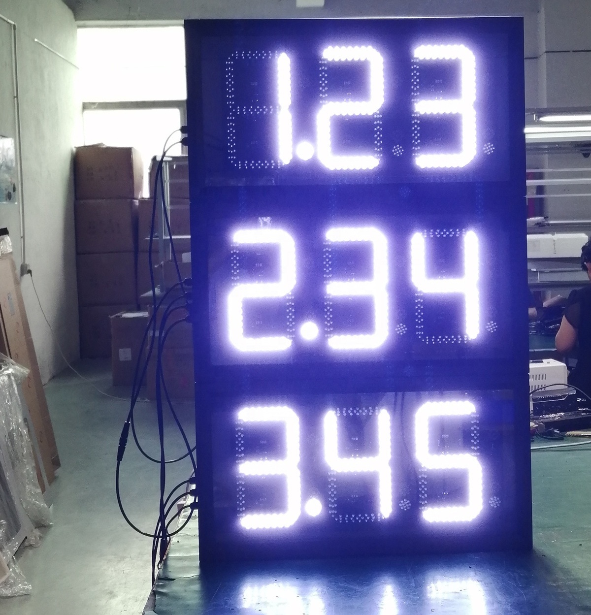 Outdoor Petrol Digital Display Station LED Gas Price Sign with xxx Oil for Indoor and Outdoor Use