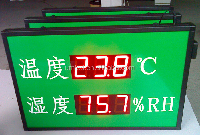 Digital Large Temperature Led Display Sign Led Temperature And Humidity Led Display