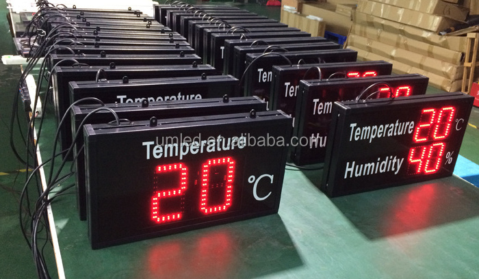 Digital Large Temperature Led Display Sign Led Temperature And Humidity Led Display