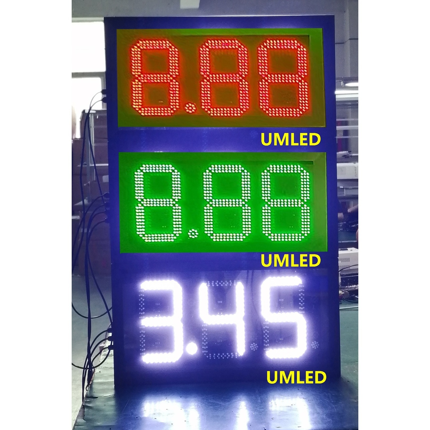 Outdoor Petrol Digital Display Station LED Gas Price Sign with xxx Oil for Indoor and Outdoor Use