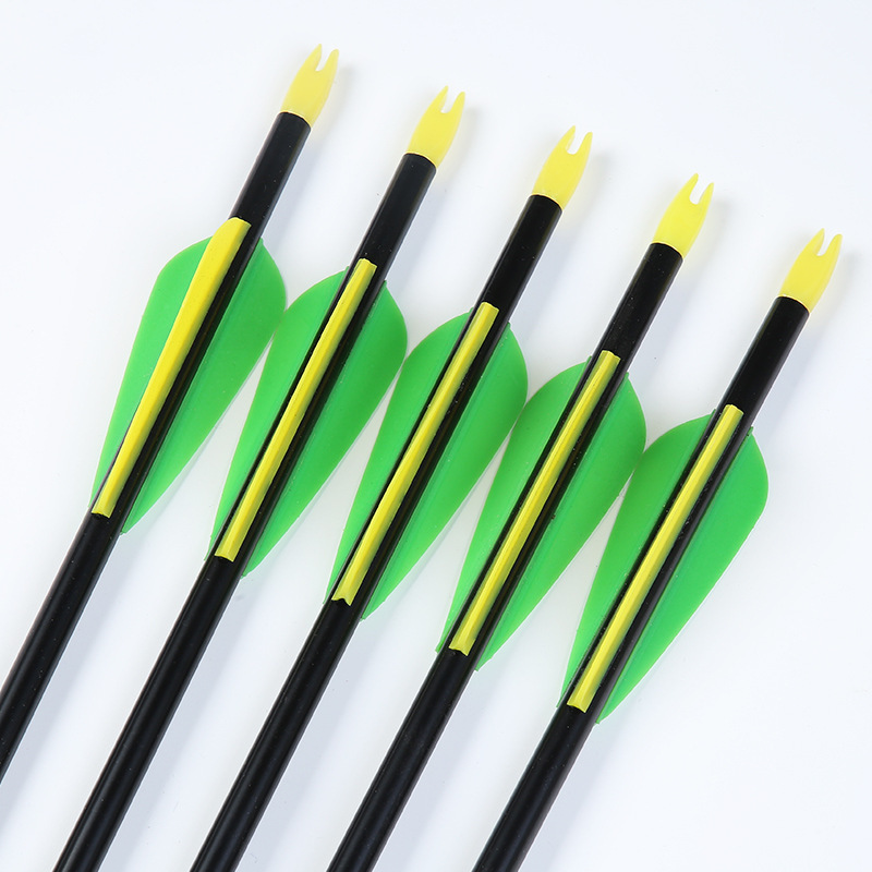 Archery hunting shooting arrow 8 mm outer diameter  aluminum arrow steel point with replaceable point