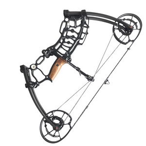 35-65Ibs archery mini compound bow  steel  ball  and arrow shooting both  using  triangle china hunting bow