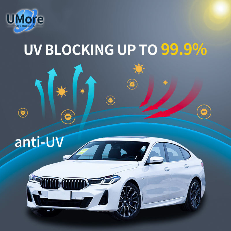 UMore Window Tint Film Glass Uv Rejection Solar Protection Foil Guard 1.52*30m Car Window Tint Film Nano Ceramic Film