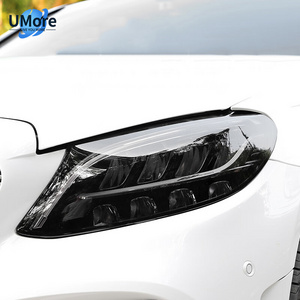 Free Sample Clear to Black/Purple Smart UV Photochromic TPU Car Headlight PPF Film Headlight Tint Film Headlight Protection Film