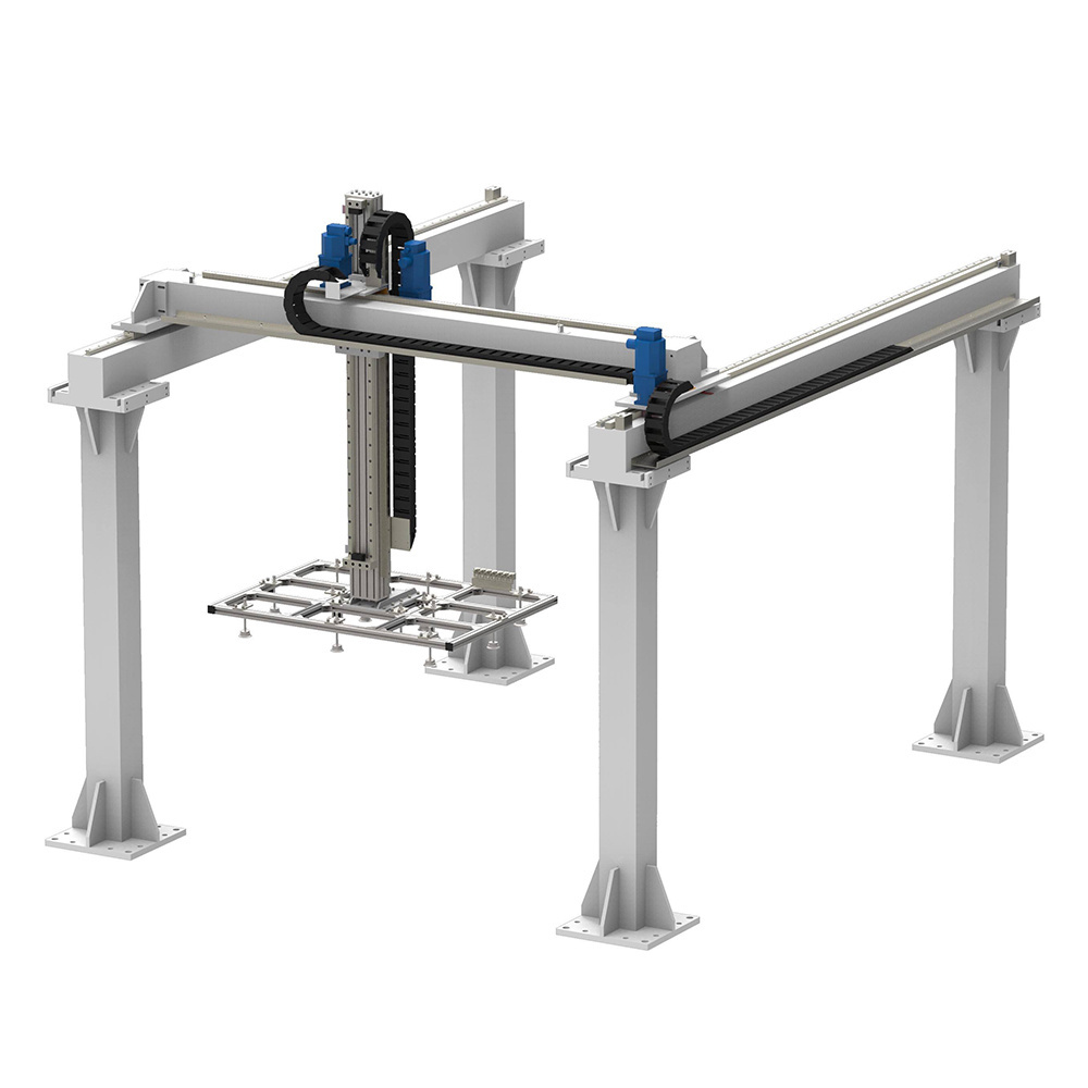 High accuracy stable gantry robot 3-axis big load xyz slide table