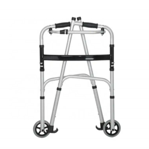 Portable aluminum alloy single folding walker handicap walking Forearm platform for disabled