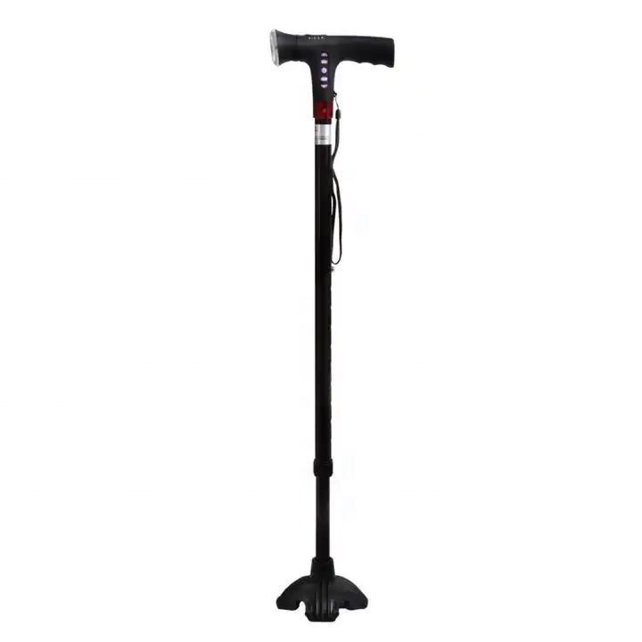 Health Care Products Alarm Best Canes Men Titanium Tactical Golden Portable Gps Walking Stick Seat