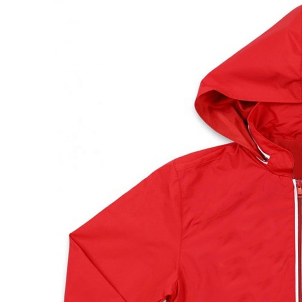 Hood Rremoval Sororirites wear Red Windbreaker Jacket Wholesale chenillne embroidery Jacket Man