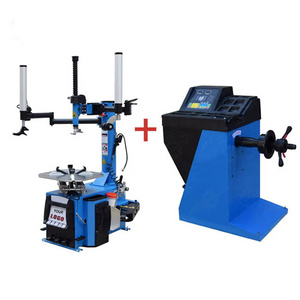 Promotion Car Tyre Changer & Wheel Balancing Machine Combination / Mobile Portable Machine Tire Changer Combo For Home Garage