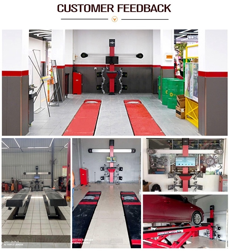 Wholesale four wheel positioning balancing equipment Tire changer and wheel balancer combo 3d wheel alignment machine set