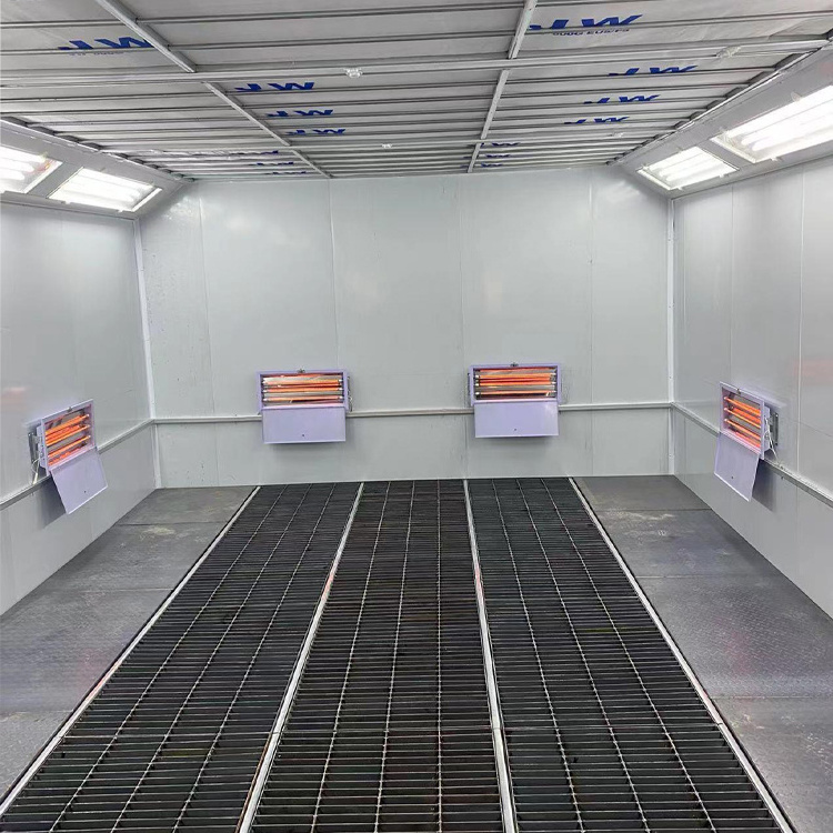 Factory Outlet Customized Eps Or Rock Wool Wall Panel Car Paint Spray Booth with Heating System For Baking