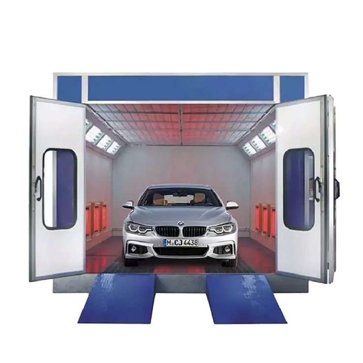 Cheap Spray Bake Paint Booth Automotive Spray Booth/Car Paint Spray Room CE Approve Custom