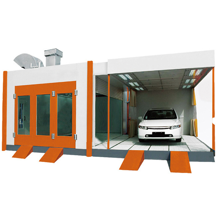 Customized spray booth and preparation station combination painting room and sanding room CE approved