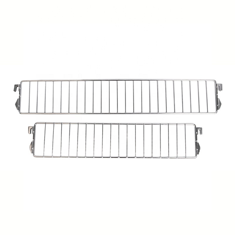 Gondola shelf wire divider chrome wire mesh divider for supermarket shelf