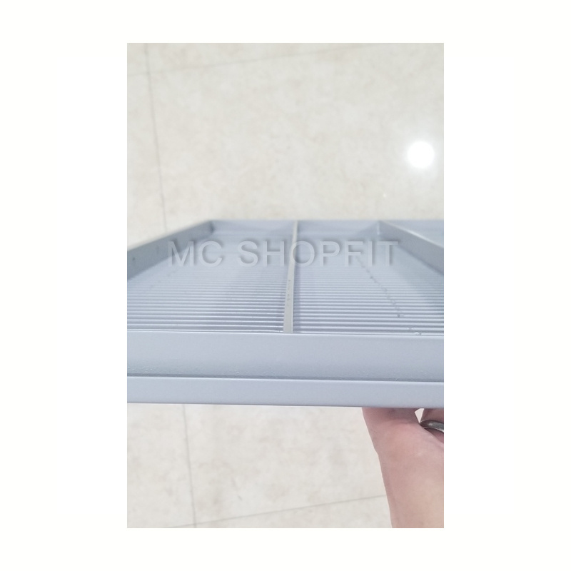 Retail commercial gondola supermarket shelving tegometall shelf for sale