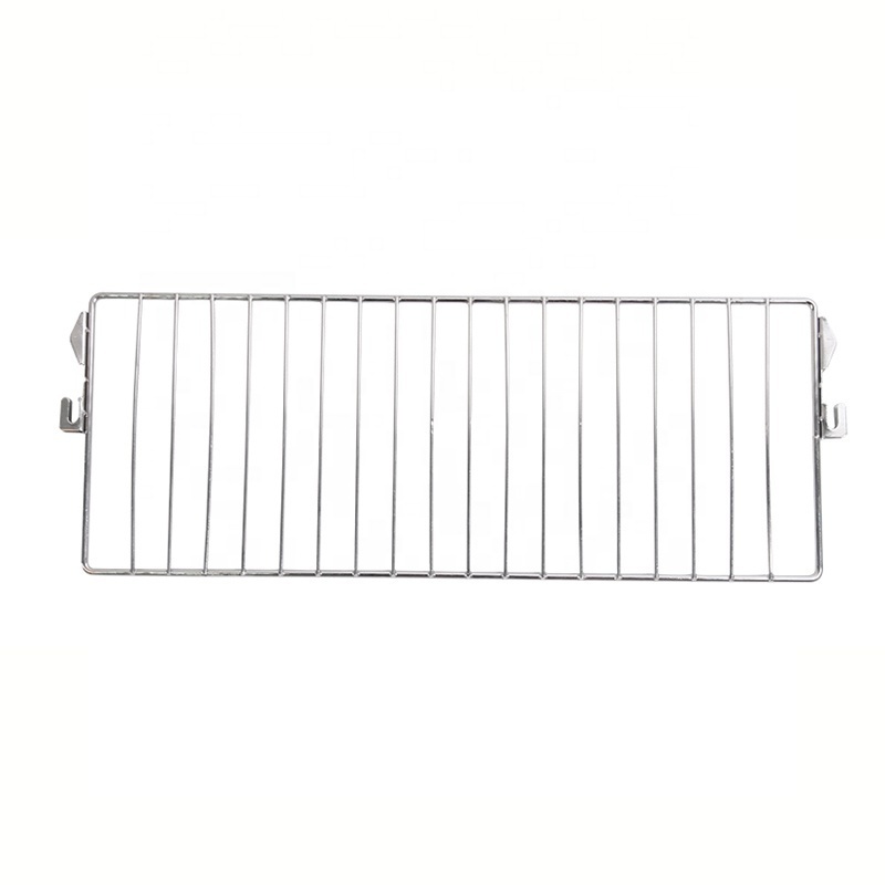 Gondola shelf wire divider chrome wire mesh divider for supermarket shelf