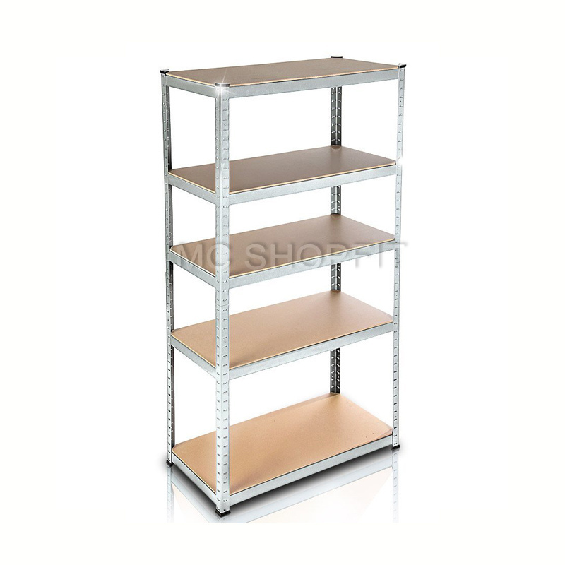 Industrial boltless storage rack garage shelving rivet shelving rack with z beam