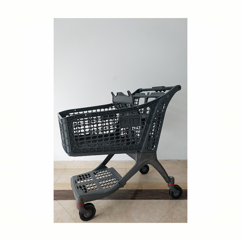 Portable carrier supermarket shopping trolley,grocery trolley bag cart,double 3 wheels shopping cart YK-Jade