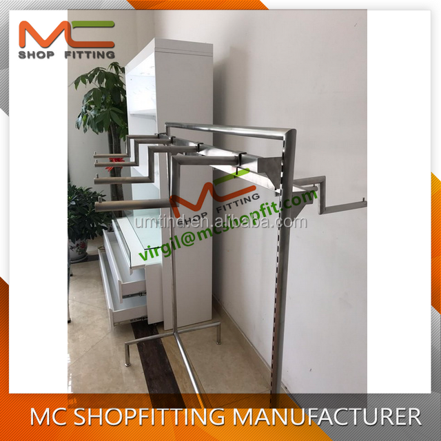 Supermarket Z hook rack for gondola punching panel