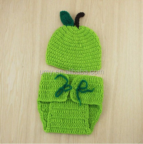 Halloween Pumpkin Newborn Crochet Baby Clothes