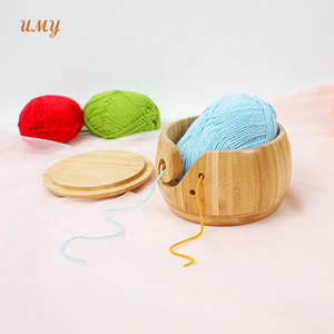 Yarn Bowl Crochet Storage Feeder Accesorios Or Crochet Accessories Portable Yarn Holder Dispenser For Crocheting