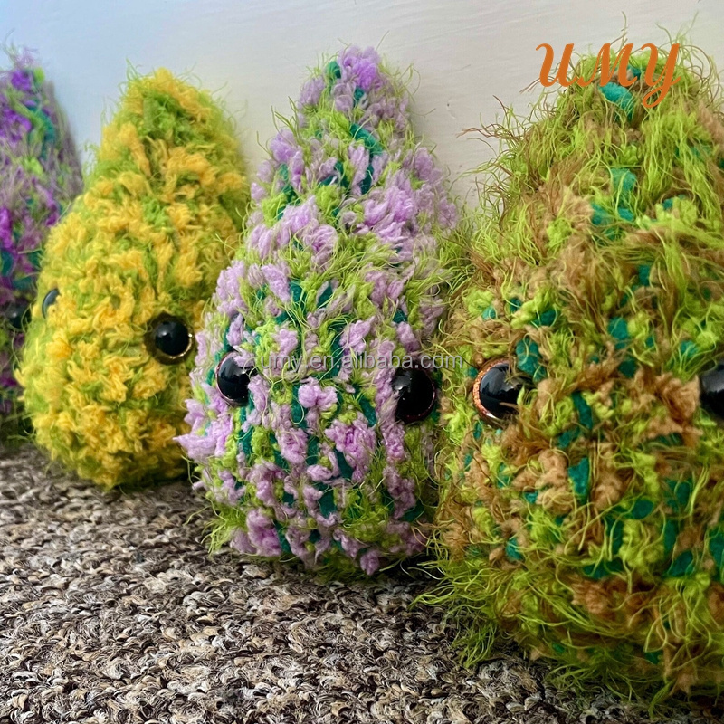 Nug Plush Nouglas Nugge Herbie Buds Cheveux Au Amigurumi Crochet Tricot Handmade Anti Stress Relief Toys For Adults