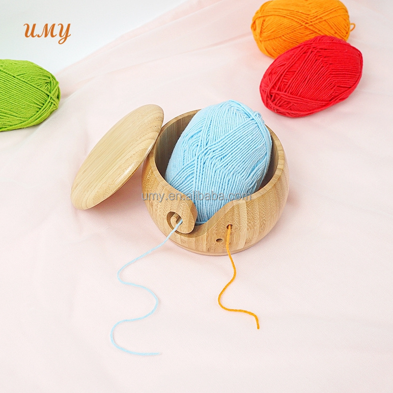 Yarn Bowl Crochet Storage Feeder Accesorios Or Crochet Accessories Portable Yarn Holder Dispenser For Crocheting