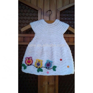 Crochet Kids Clothes From China Smock Dress Embroidery Children Clothing Wholesale