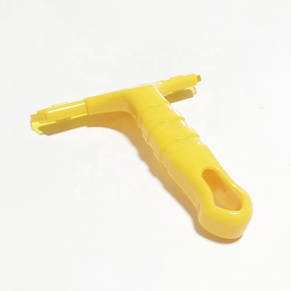 Durable Silicone Rubber Squeegee for Screen Printing, With Handle, Scraping Paste or Ink for Silk-Screen Printing