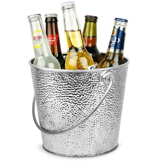 Super Selling Aluminum Wine Cooler With handle Decorative Bartender Kit Accessories Ice Bucket With Rope Handle made In India