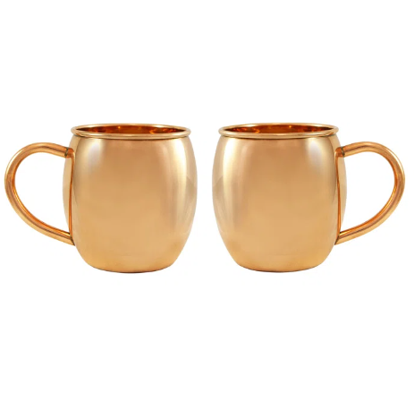 2023 latest Collection Ayurvedic Copper Mugs Set hammered Design Italian Restaurants Drinkware Copper Steel Wine Mug Vodka Cups