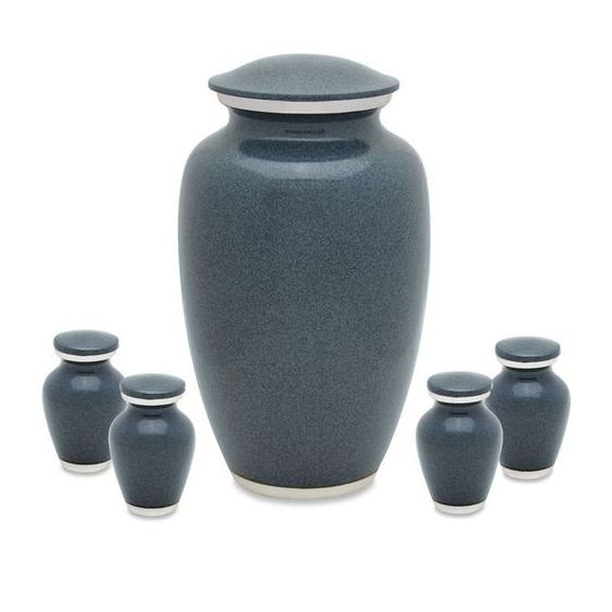 Hot Selling New American Cremation urn Funeral Supplies Three Custom Pieces Set Heart Keepsake Good Giftware Cremation urn Set