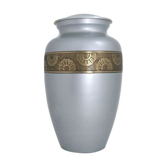 Handcrafted Brass Urn For Cremation Adults Storage Table Decorative New Accent Style Latest Human memorial Urn Funeral Supplies