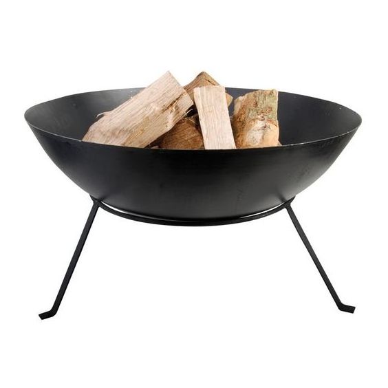 Trending Nice Quality Fire Pit Kadai With Stand Black matte Coated Eye Catching Looks Cooking Wedding Kadai Fire Pit