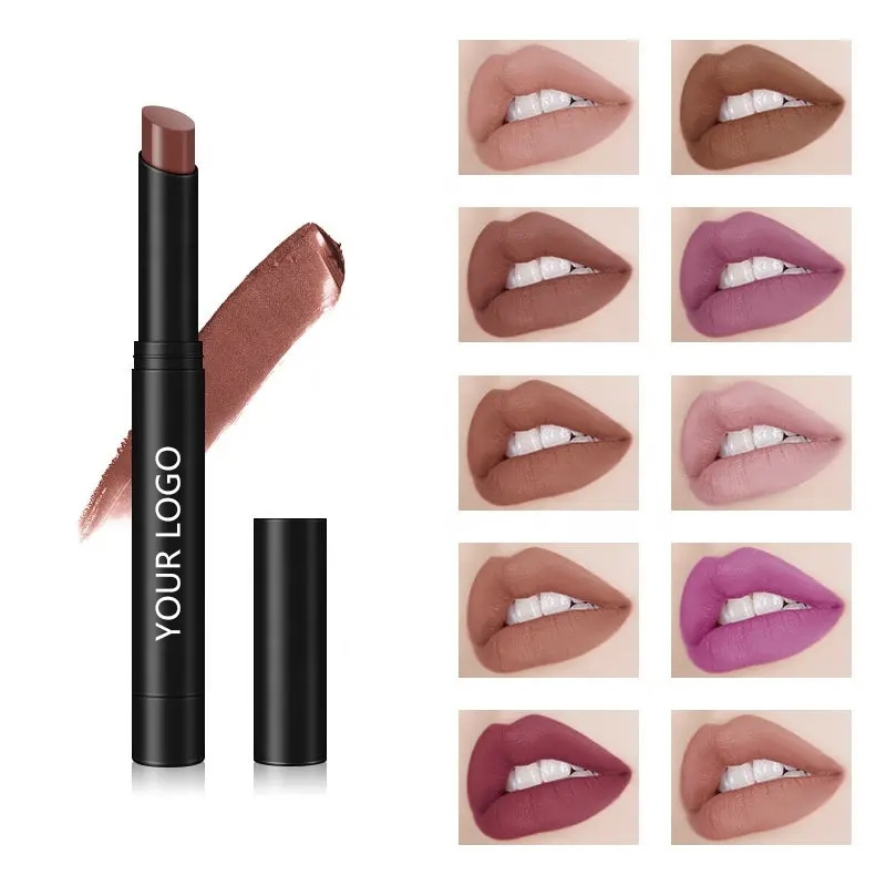 Chinese Cosmetic Makeup Manufacturer Private Label Vegan Waterproof Matte Lipstick