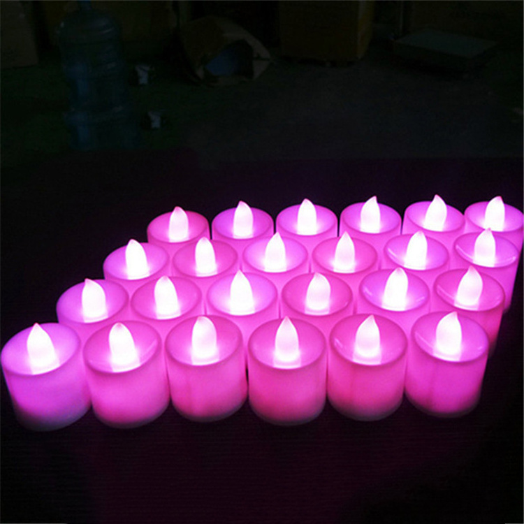 Holiday Gift Decoration Long Lasting Battery Operated Led Light  Candles for Wedding Halloween Christmas