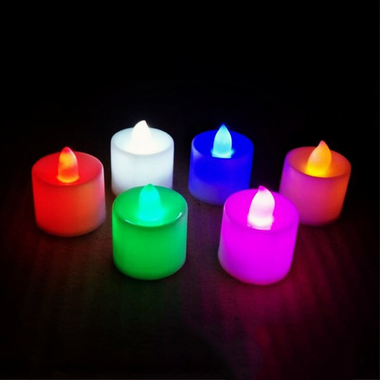 Holiday Gift Decoration Long Lasting Battery Operated Led Light  Candles for Wedding Halloween Christmas