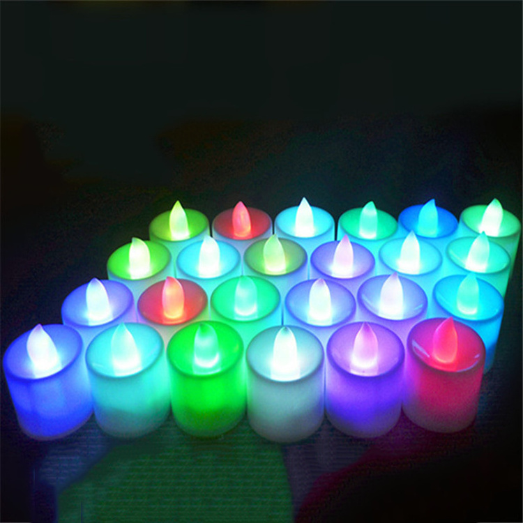 Holiday Gift Decoration Long Lasting Battery Operated Led Light  Candles for Wedding Halloween Christmas