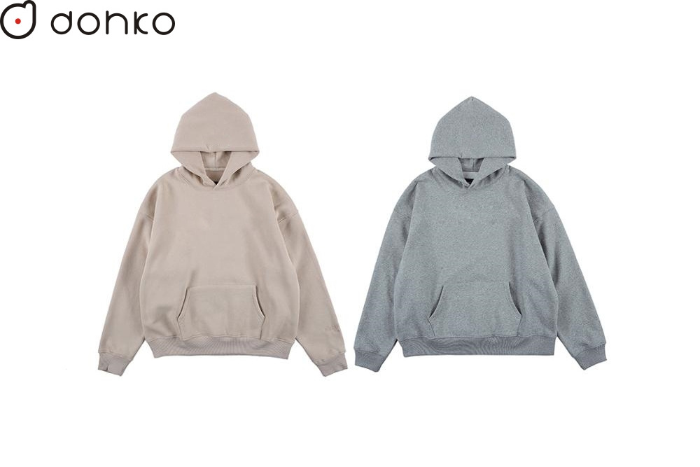 custom stringless hoodie without strings 460 GSM brushed French terry premium heavy weight hoodie