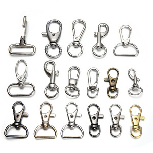 Wholesale customized lanyard bag metal accessories alloy belt buckle dog hook