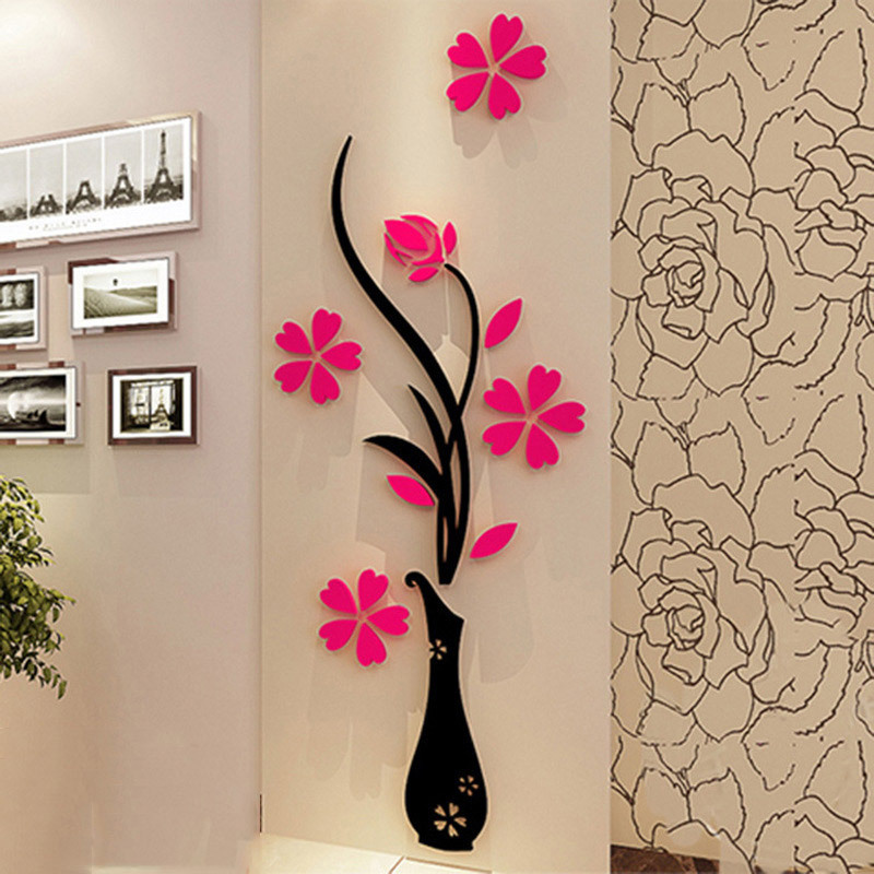 Exquisite 3d acrylic background three-dimensional wall stickers 3d home wallpaper